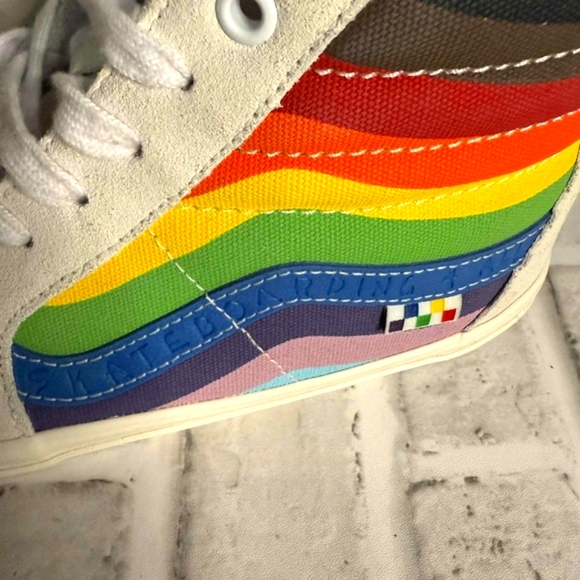 Vans White and Pink High-Tops - Picture 9 of 11